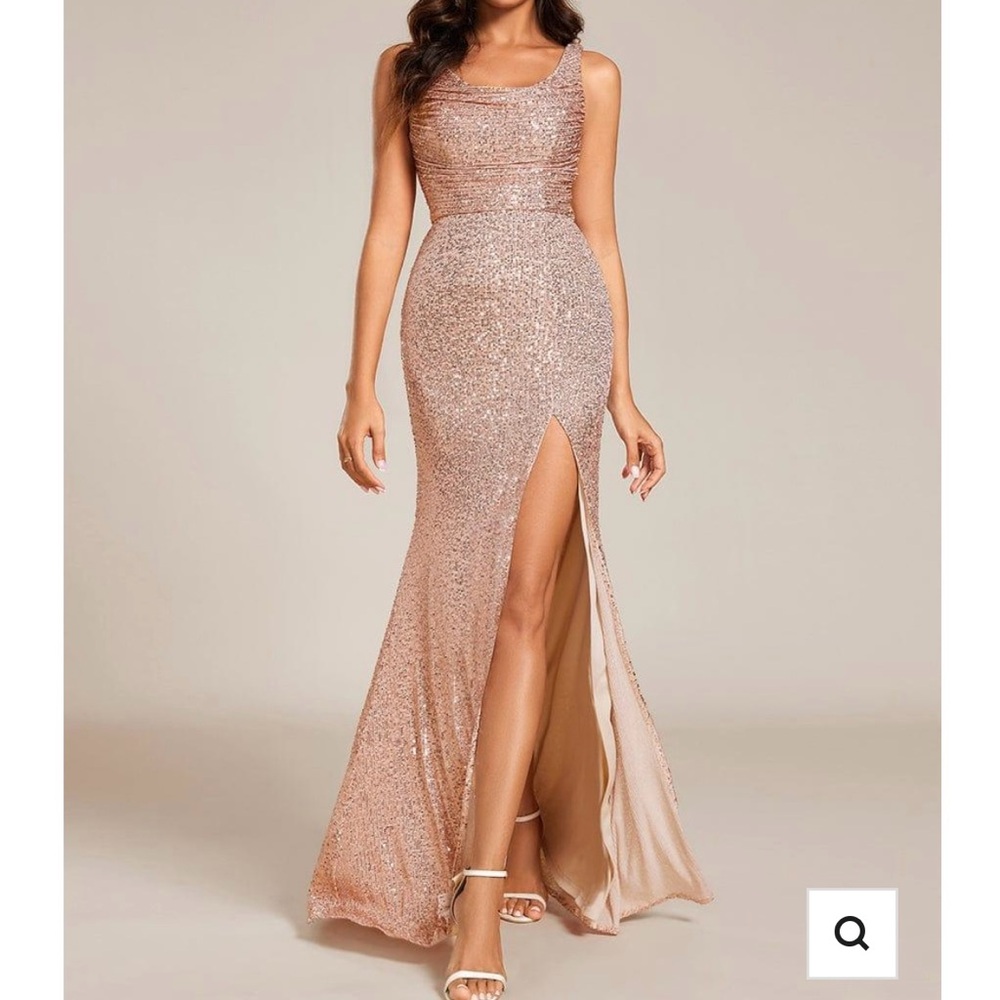 Ever-Pretty Rose Gold Sequin dress